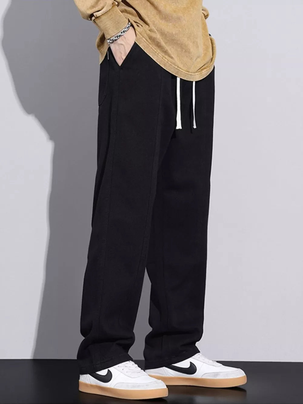 The Nomad Drawstring Denim Jeans