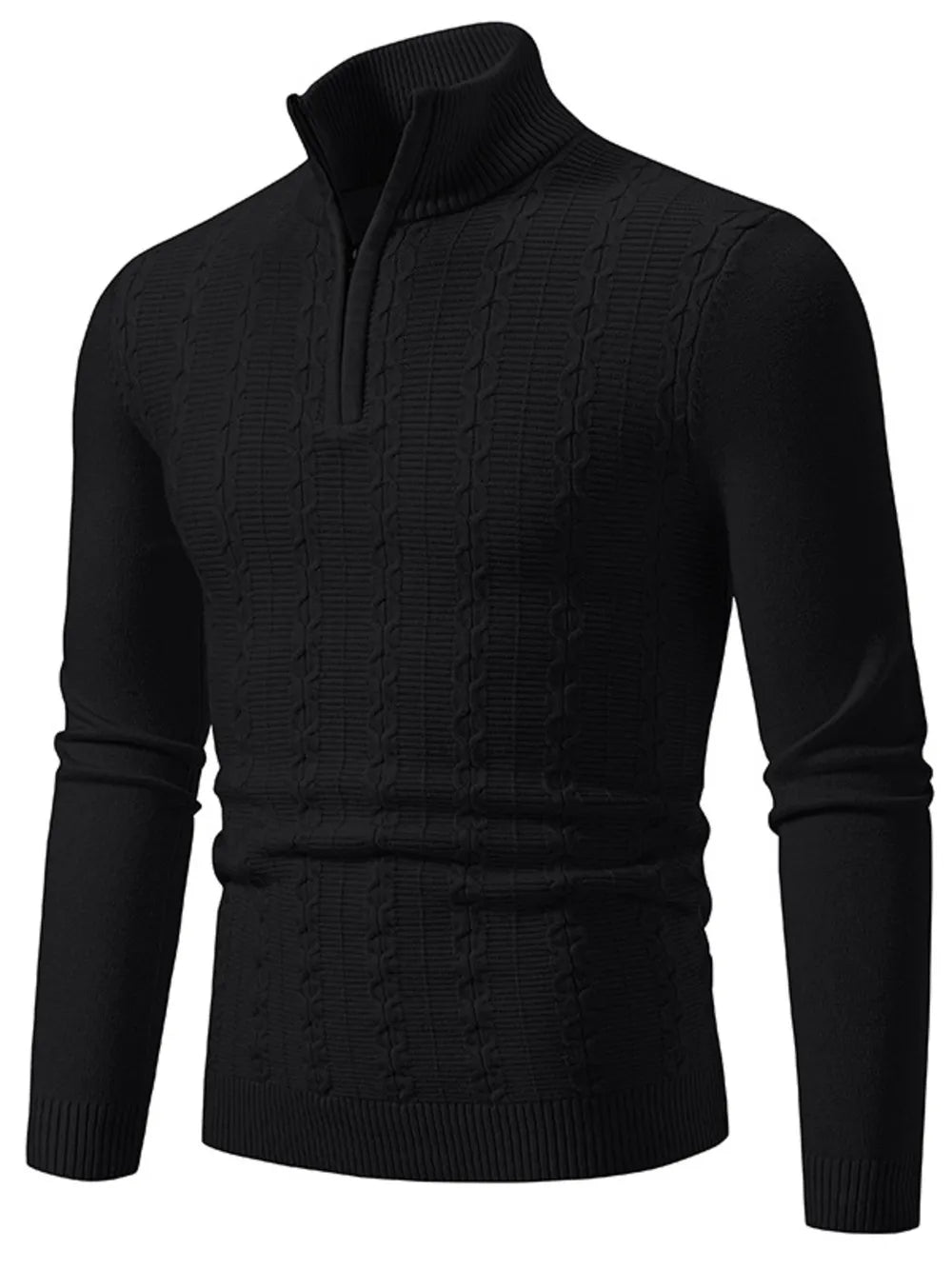 The Mercer Textured Turtleneck