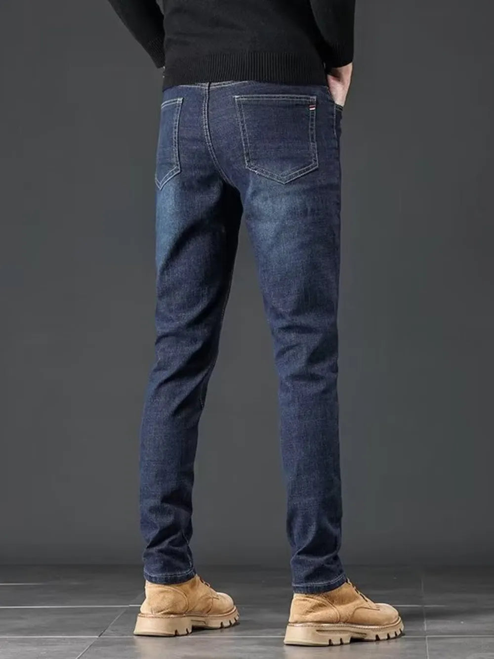 The Hudson Slim Fit Wash Jeans