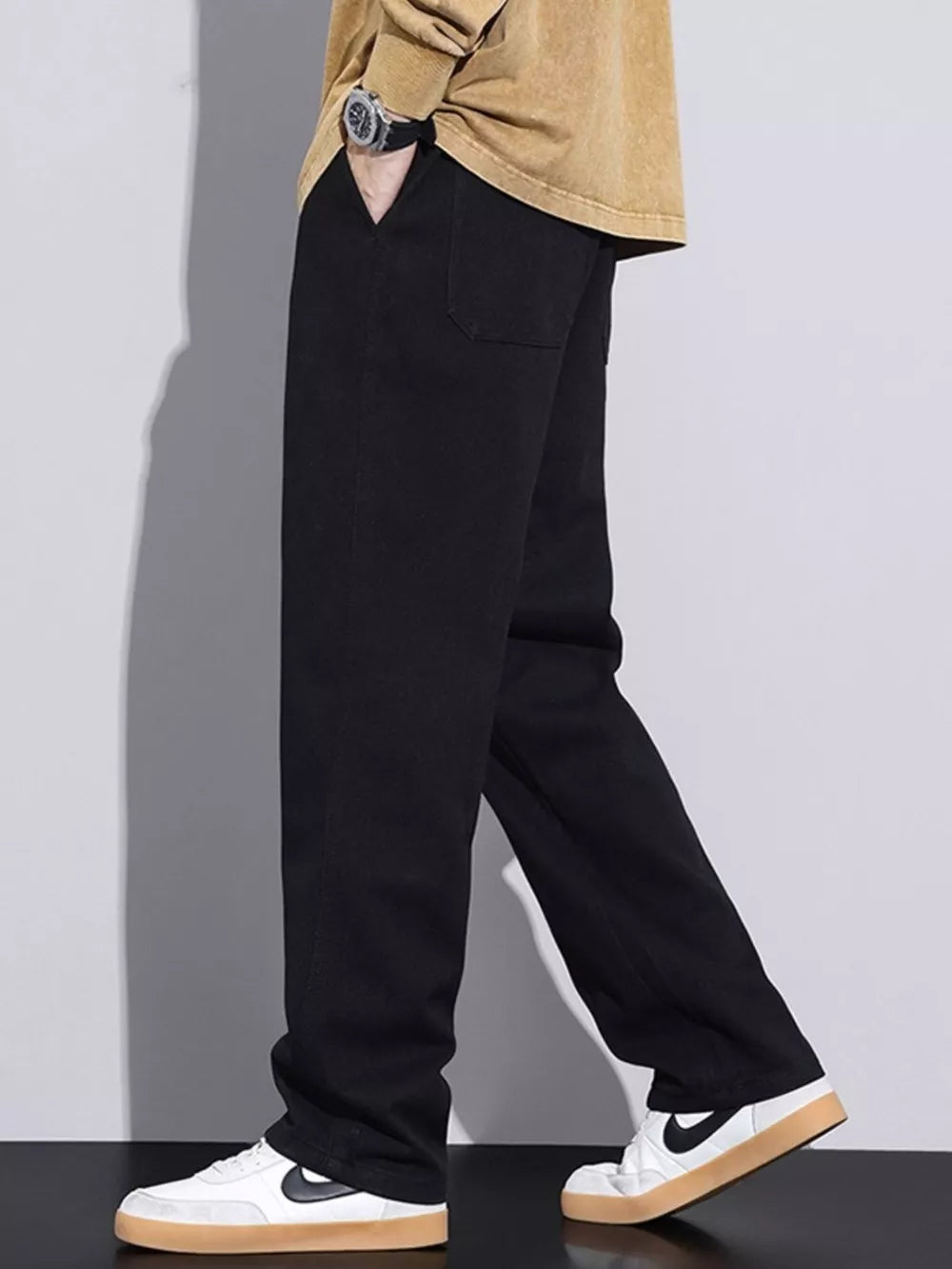 The Nomad Drawstring Denim Jeans