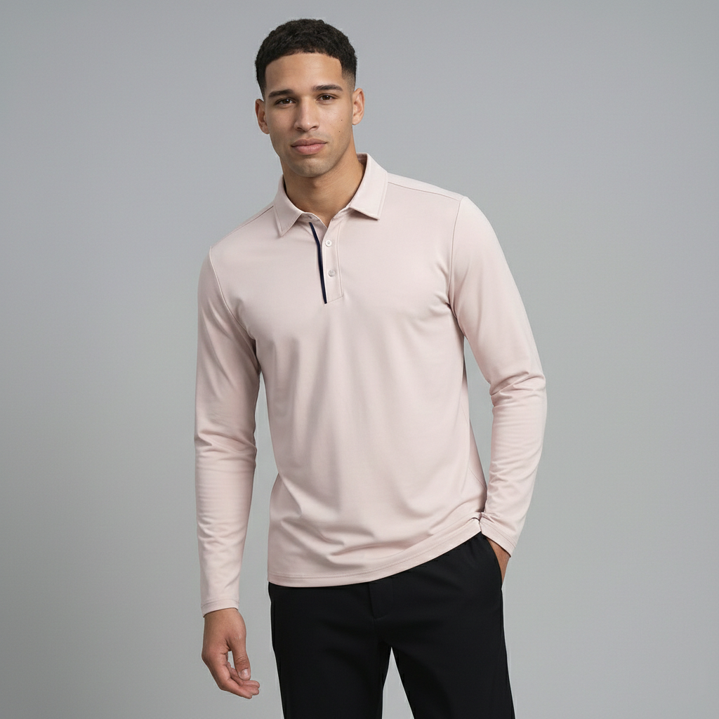 The Regent Slim Fit Long Sleeve Polo