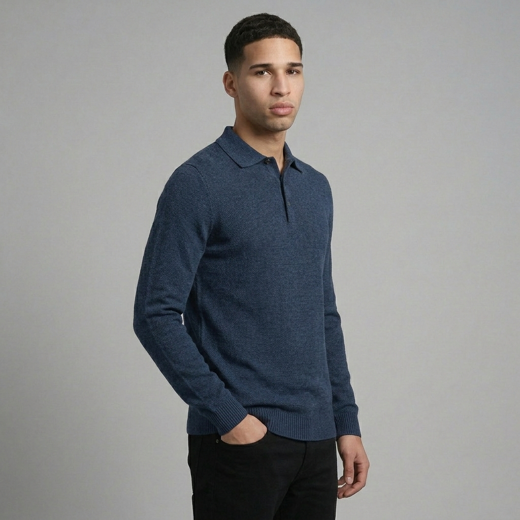 The Mercer Knit Polo Sweater