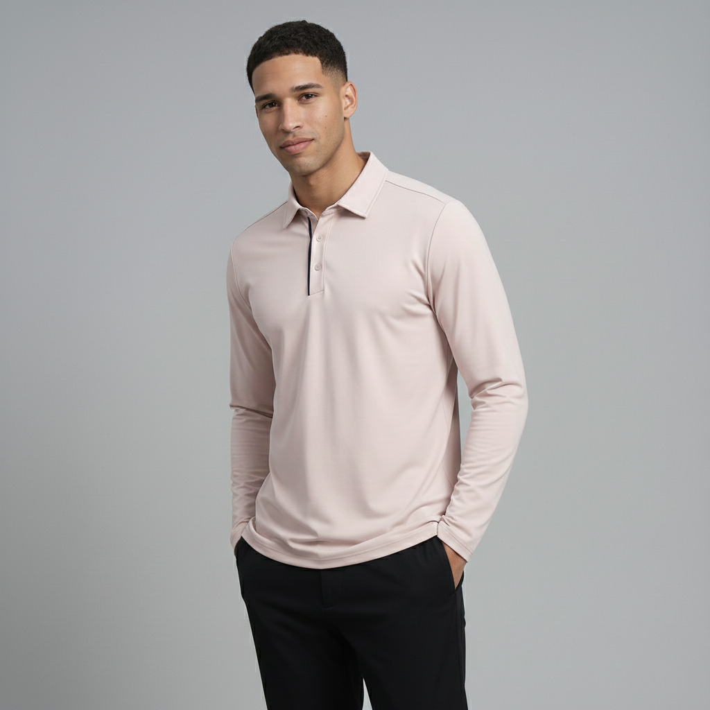 The Regent Slim Fit Long Sleeve Polo