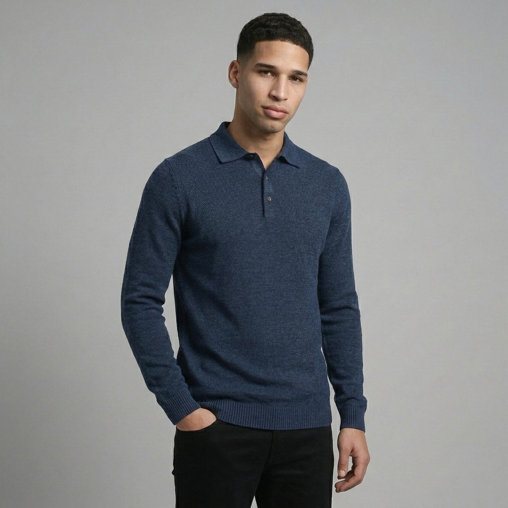 The Mercer Knit Polo Sweater