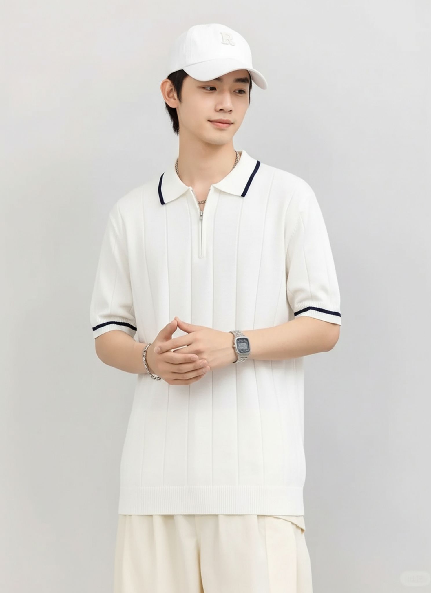 The Regent Quarter-Zip Polo