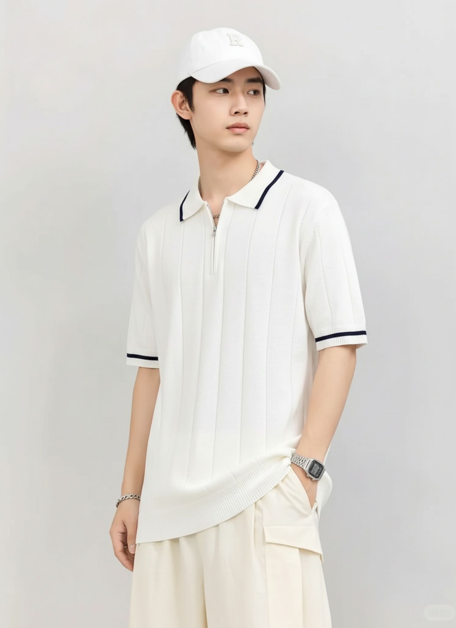 The Regent Quarter-Zip Polo