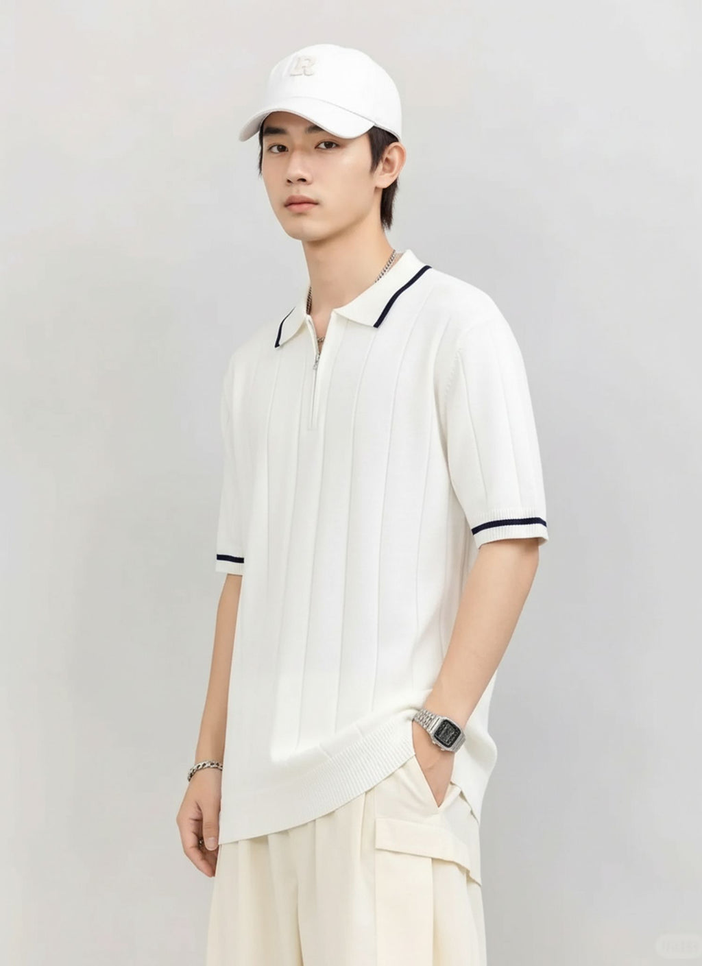 The Regent Quarter-Zip Polo