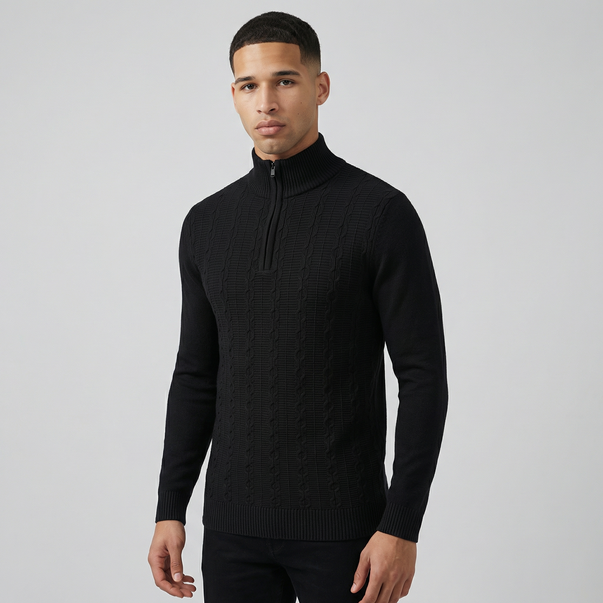 The Mercer Textured Turtleneck