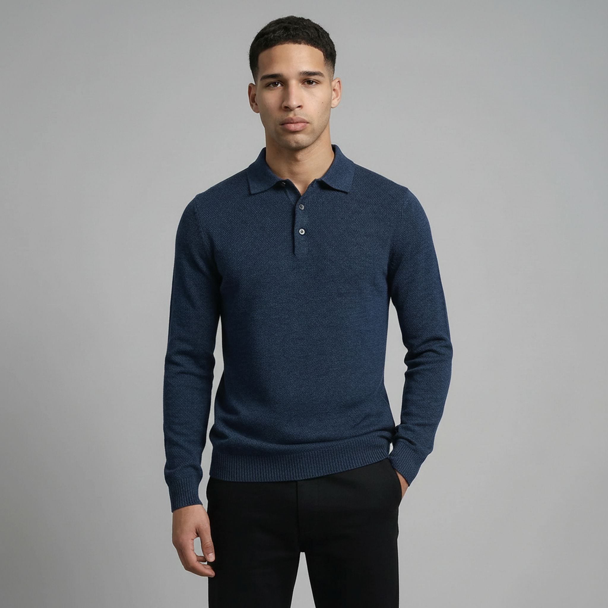 The Mercer Knit Polo Sweater