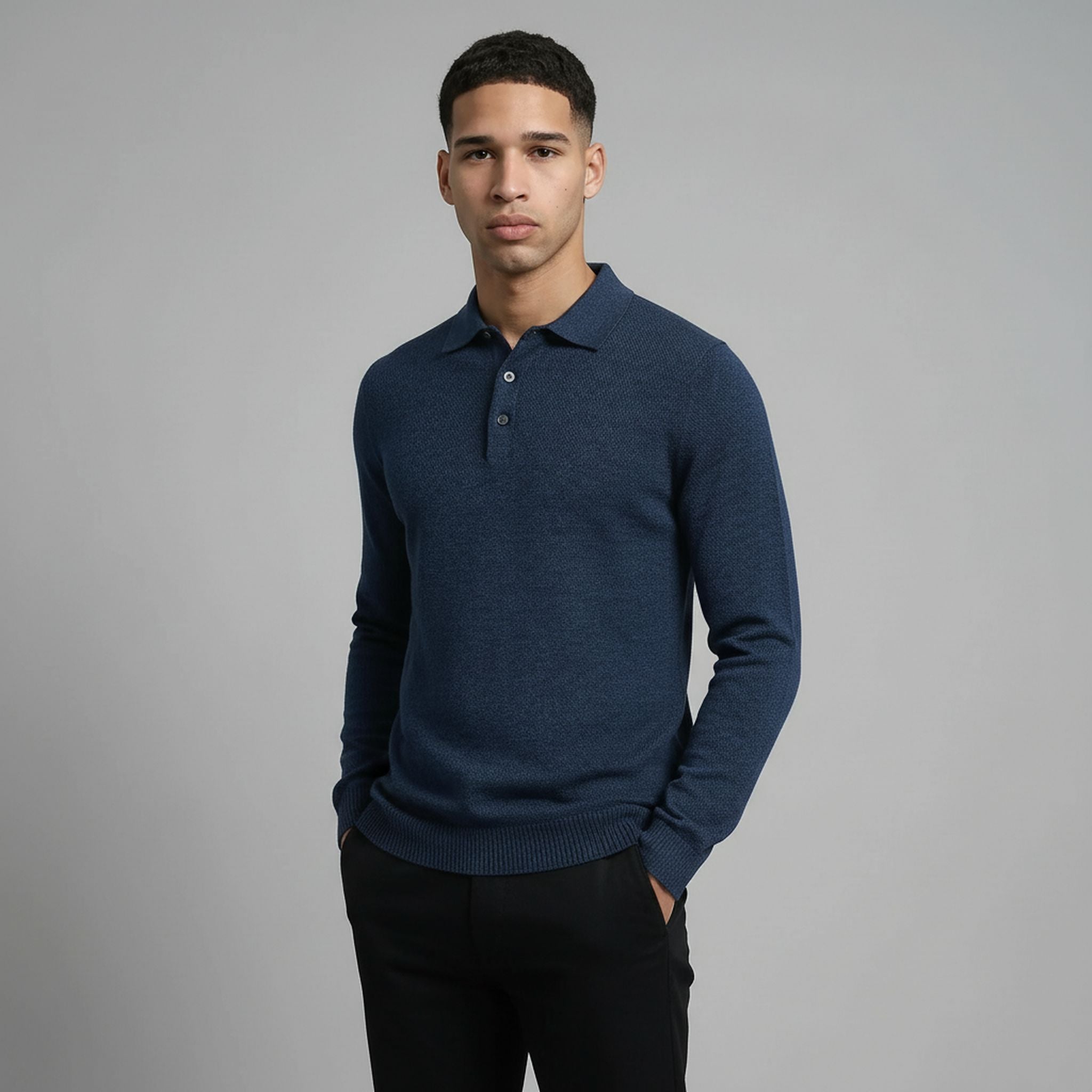 The Mercer Knit Polo Sweater