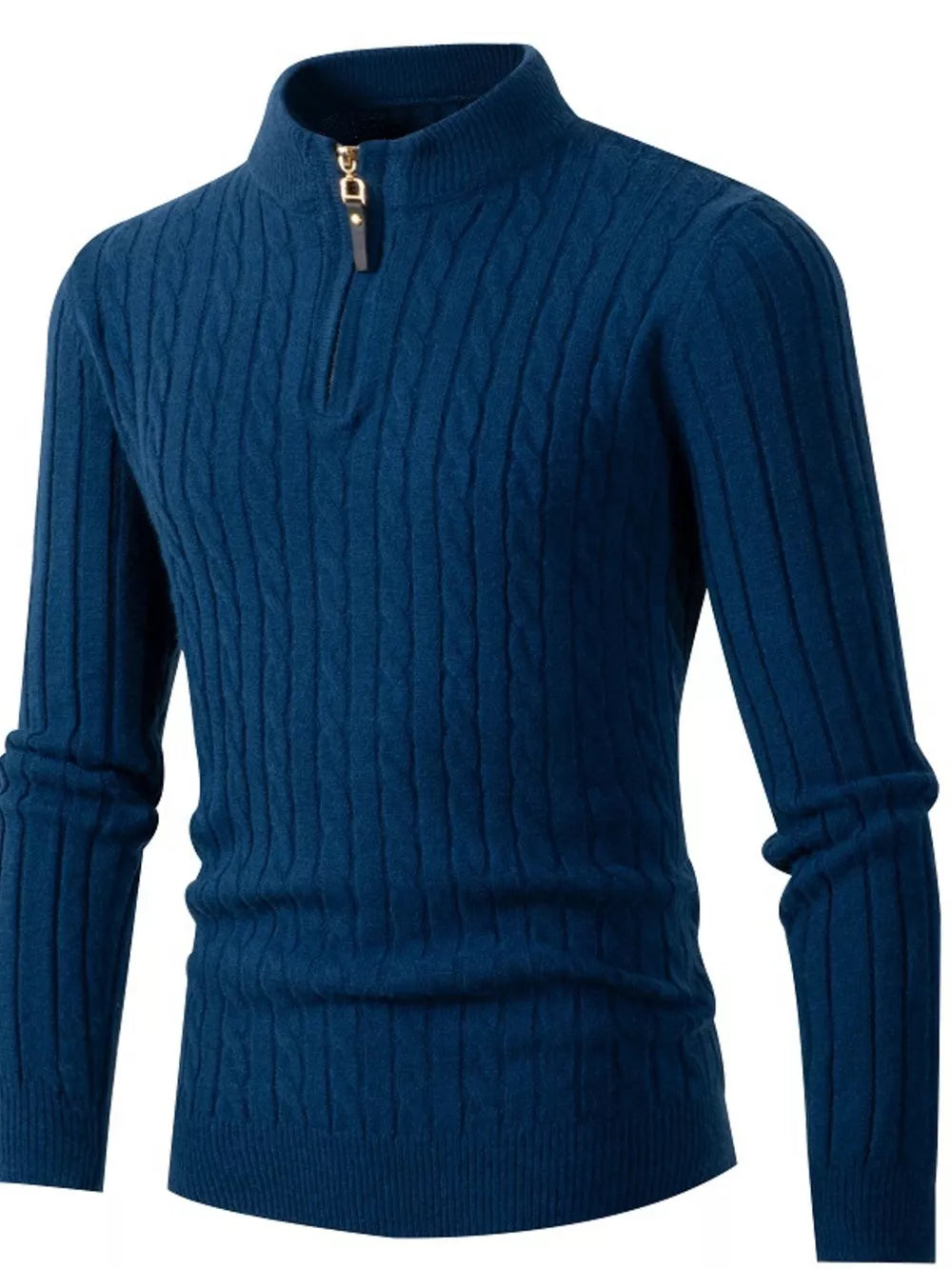 The Mercer Slim Cable Half-Zip