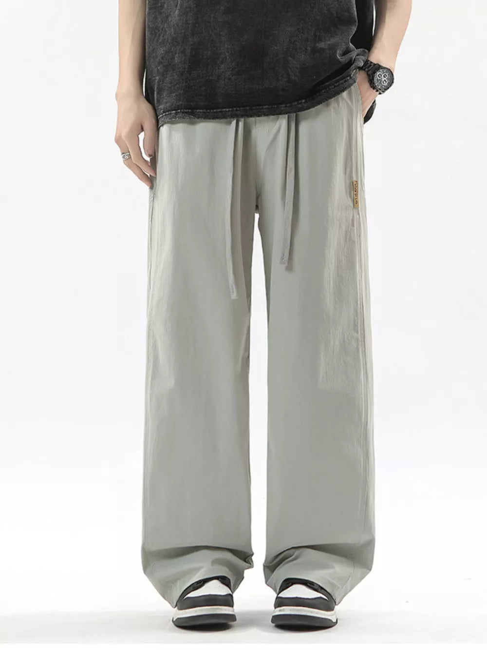The Atlas Wide-Leg Drawstring Pants