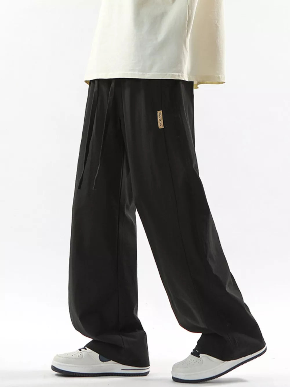 The Atlas Wide-Leg Drawstring Pants