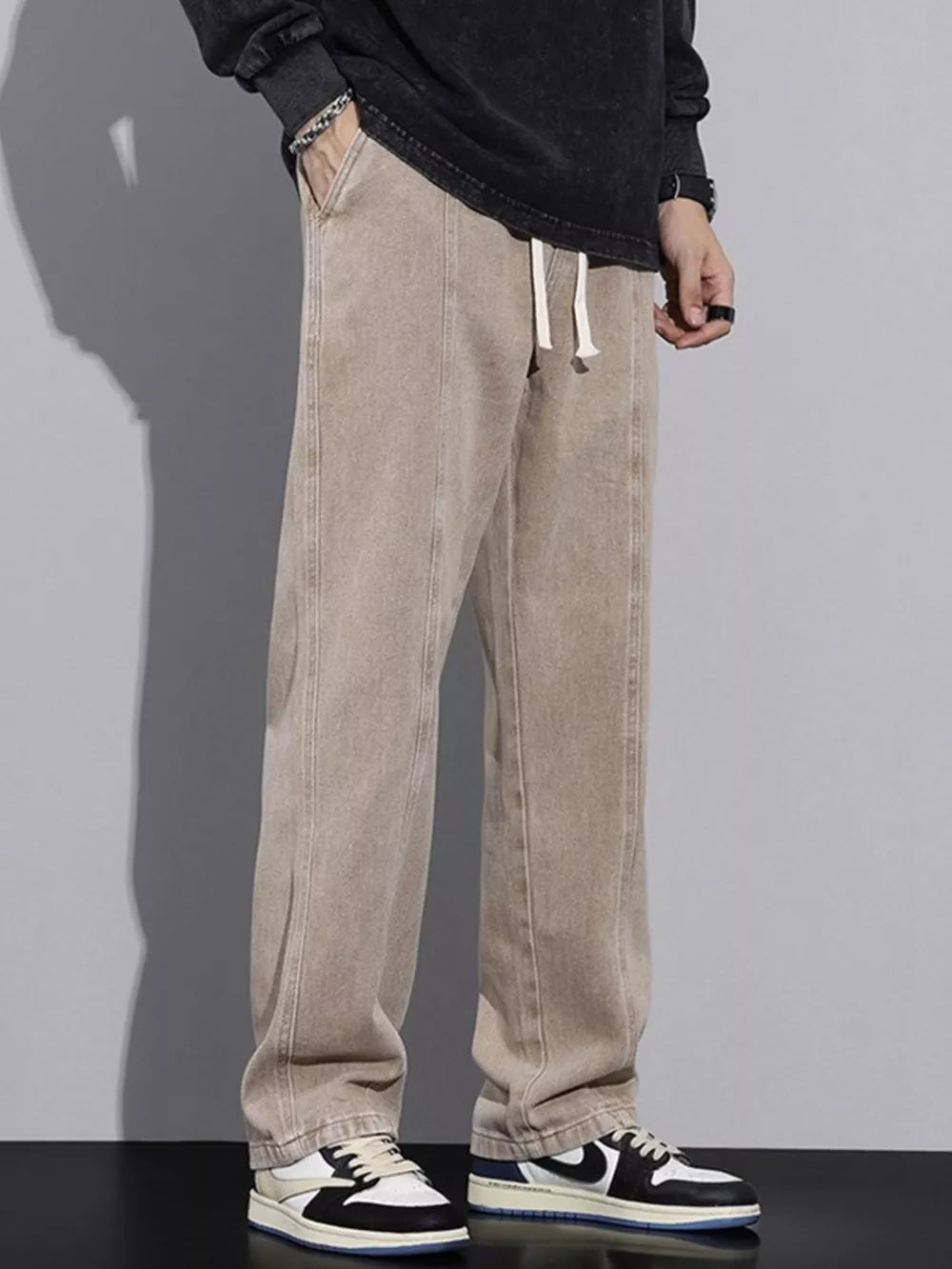 The Nomad Drawstring Denim Jeans