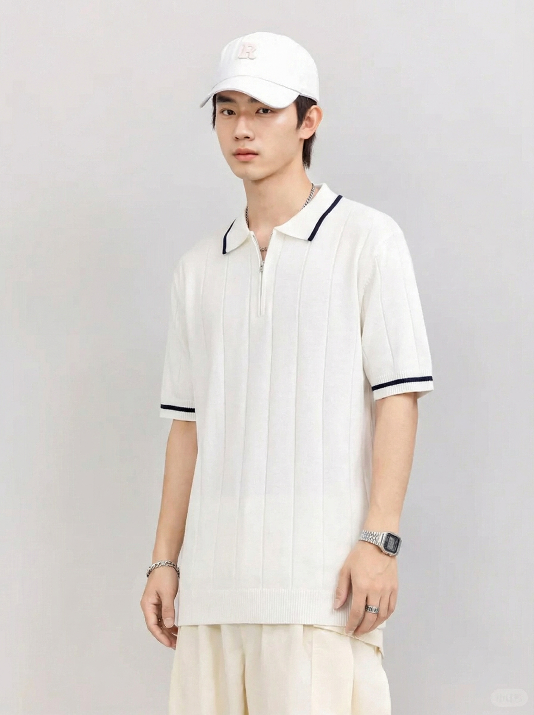 The Regent Quarter-Zip Polo